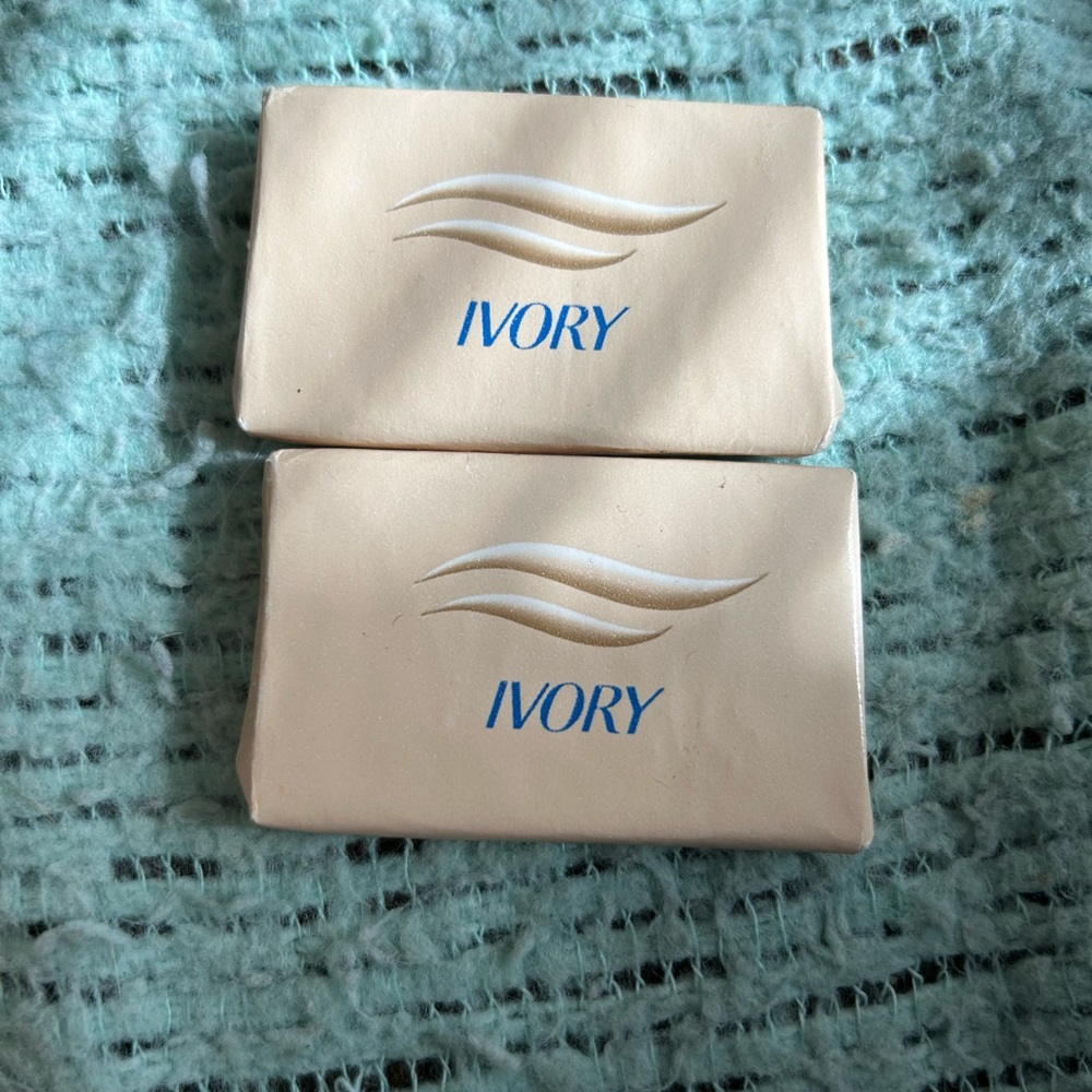 Vintage Ivory Soap Travel Bars  (set of 2)